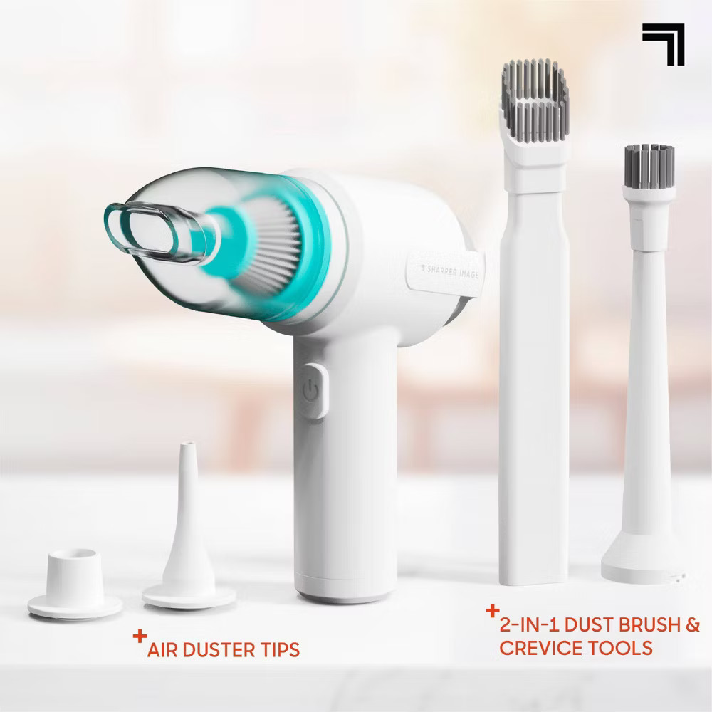 Sharper Image Cordless Handheld Vacuum and Blower White