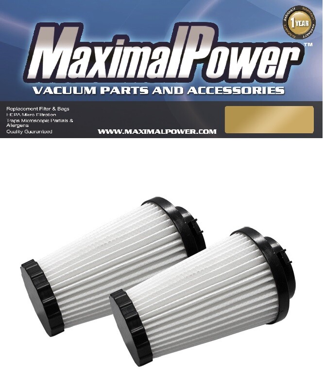MaximalPower Filters Dirt Devil F2 3-SFA115-00X 3SFA11500X 2SFA115000 (2PK)