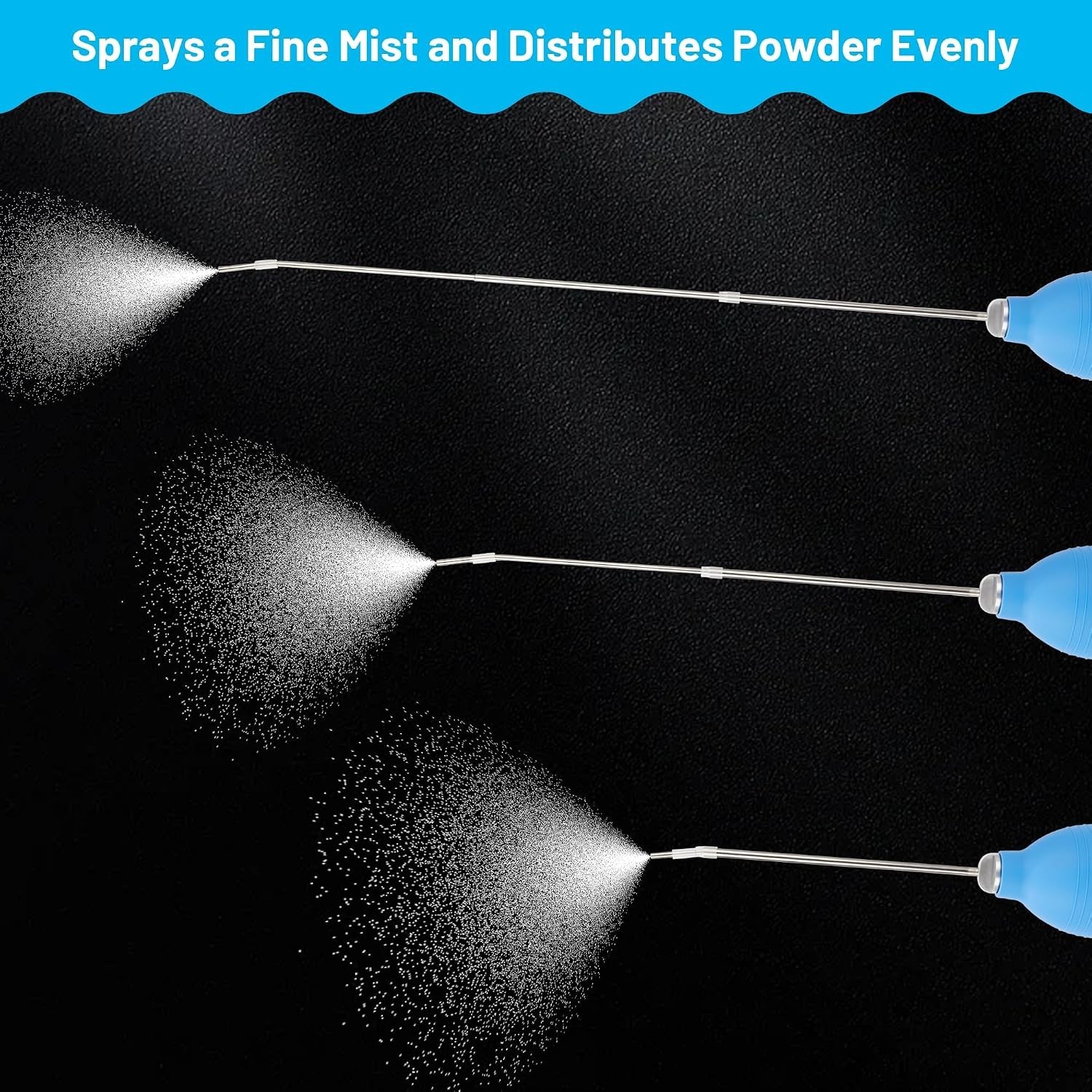 Diatomaceous Earth Powder Duster, Garden Bulb Duster Applicator, Puffer Dispense