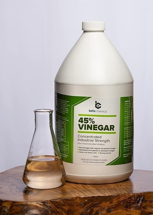 45% Pure Vinegar – Concentrated Industrial Grade (1-Gallon)
