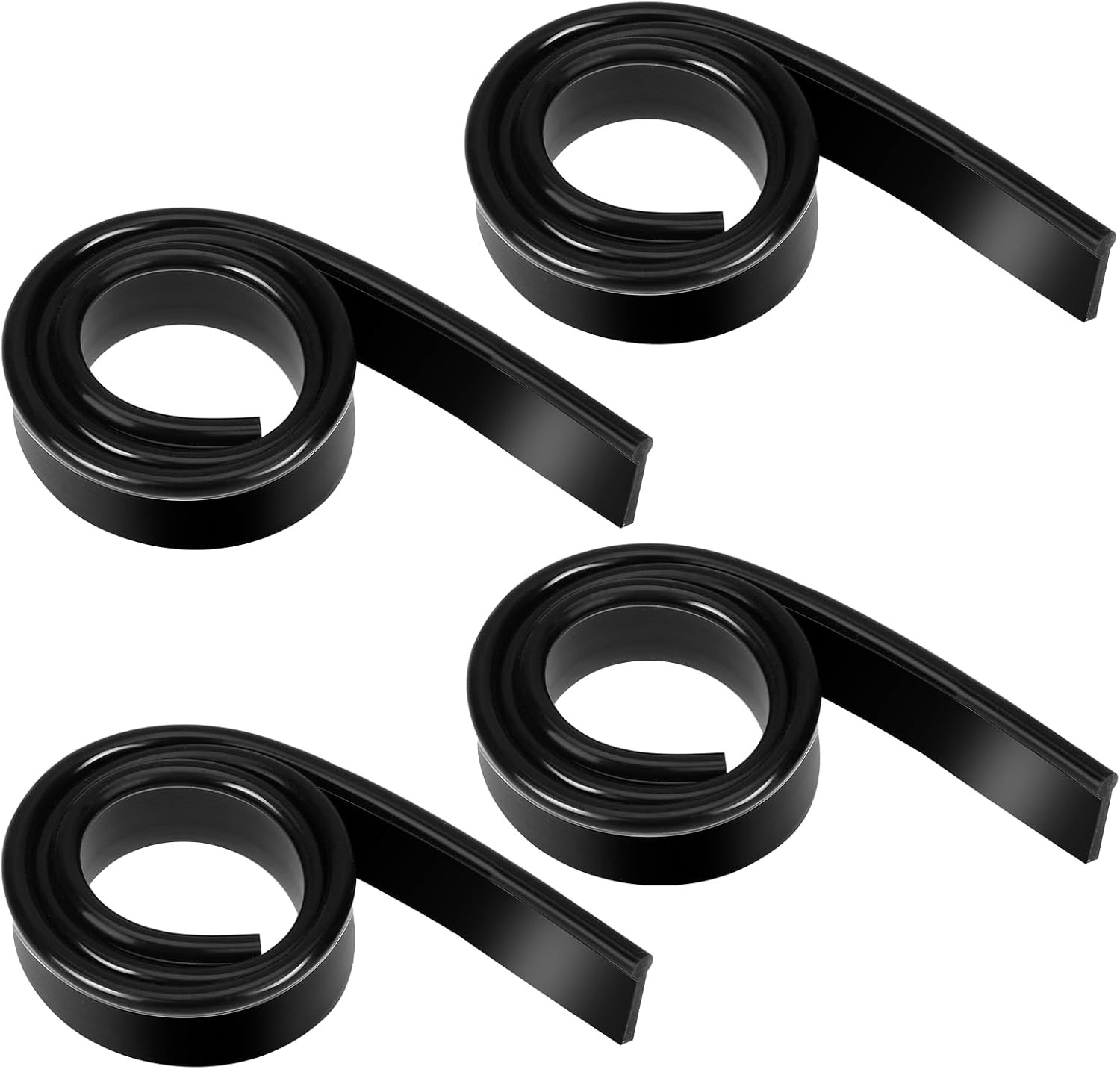 4PCS 18 Inch Squeegee Replacement Rubber Blades Window Glass Shower Refill