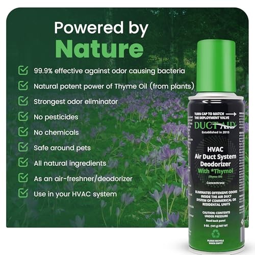 Air Freshener for HVAC System, Commercial, Residential & Cars| Made with 1 Pack