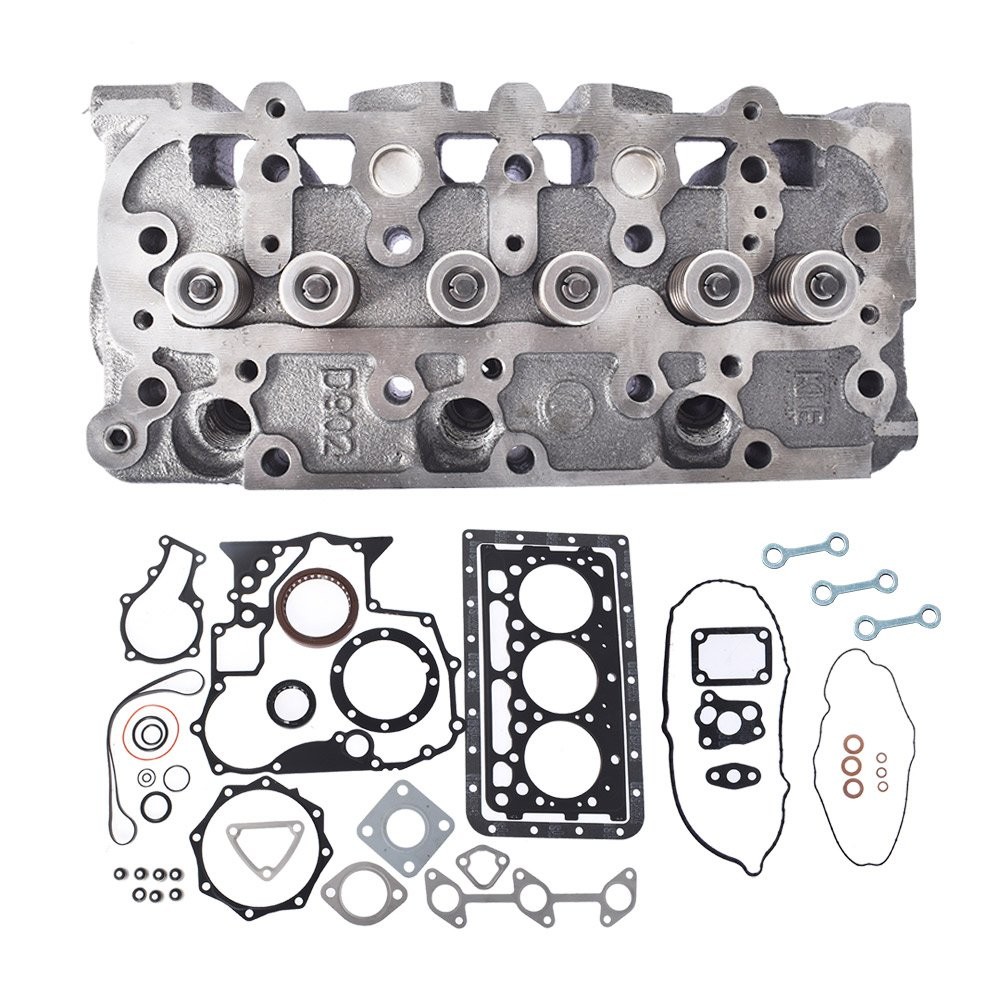 For Kubota D902 ZD323 1G962-03045 Complete Cylinder Head With Gasket Kit
