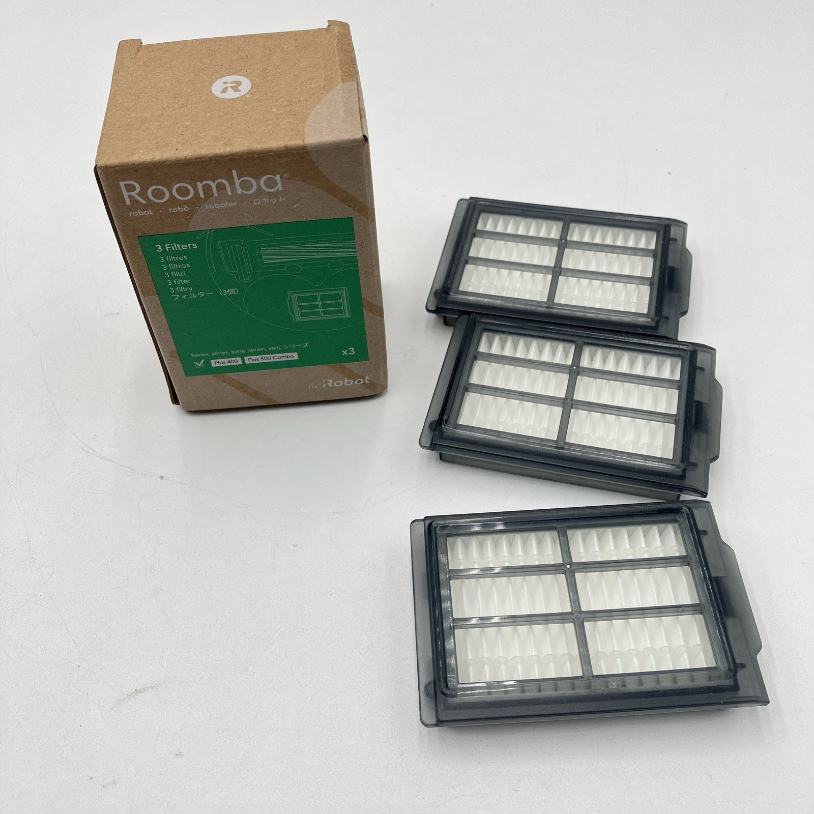 Roomba Plus 400 500 Filters OEM iRobot Replacement Filter 3 Pack