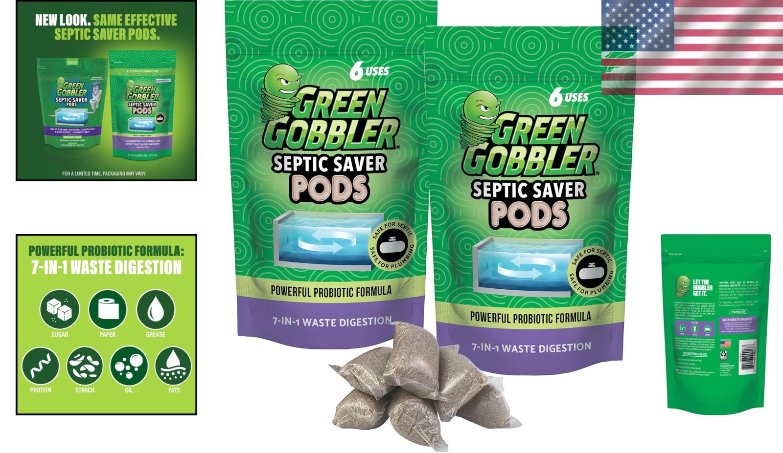 Biodegradable Septic Tank Treatment Pods – 12 Count for Hassle-Free Maintenance