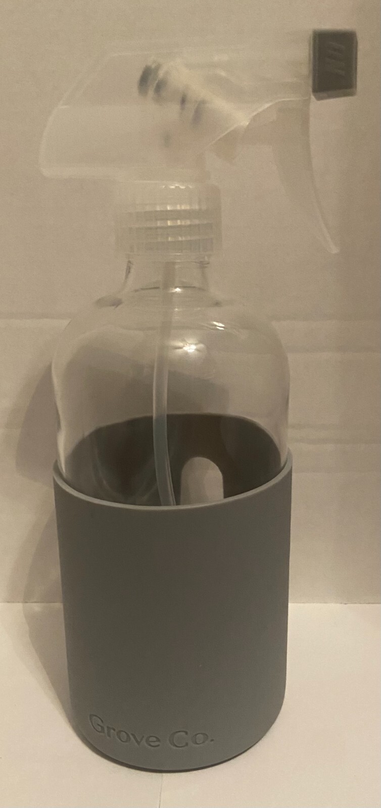**NEW**Grove Collaborative POLISHED GRAY Reusable Glass Cleaning Bottle-16 FL OZ