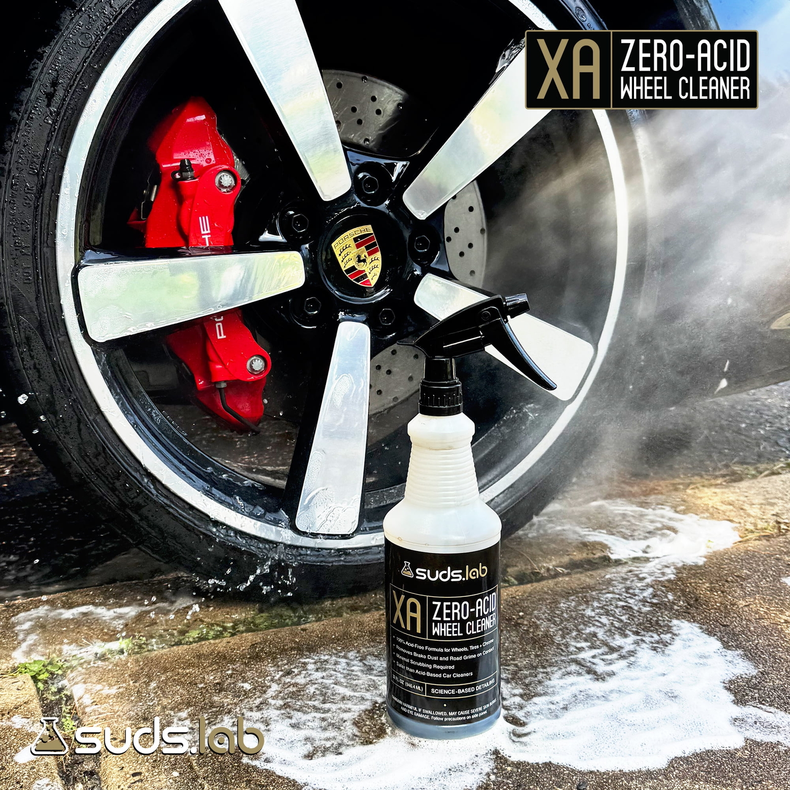 NEW, XA Zero-Acid Wheel Cleaner 32 oz.