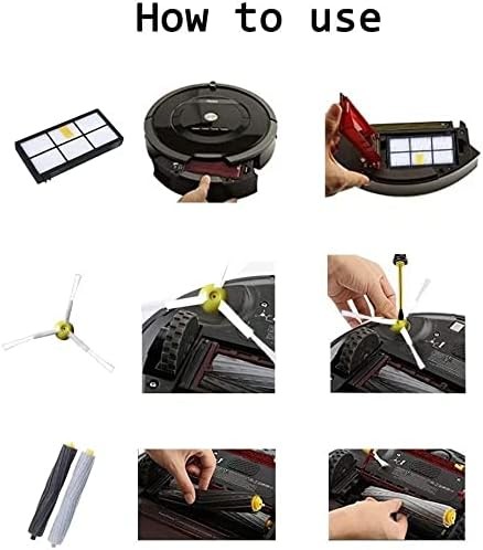 Replacement Parts Compatible with iRobot Roomba 900 800 Series 960 980 981 985