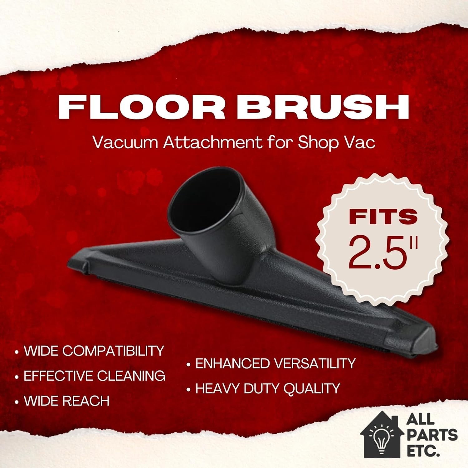 2 1/2″ Accessories for Some Craftsman Vacuum Attachments Wet Dry Floor Brush