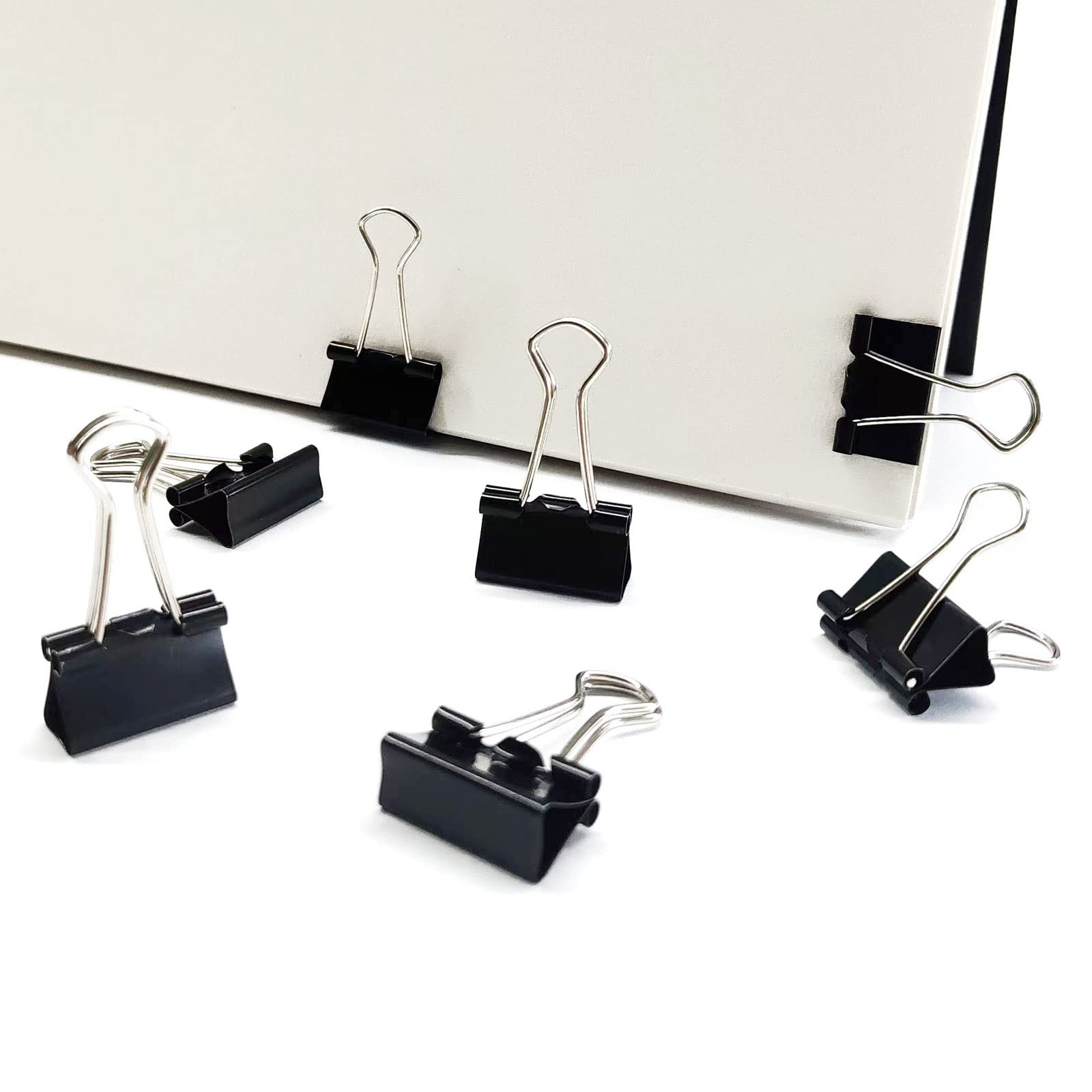 DSTELIN 180 Pack Mini Binder Clips 3/4-Inch Width, Small Paper 0.75 inches
