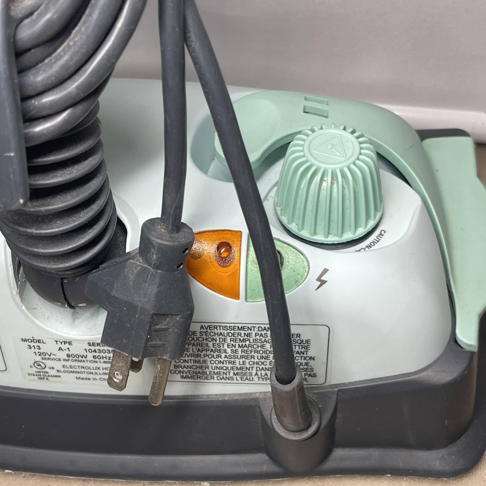 TESTED WORKING Eureka Enviro Steamer # 313 Floor Hard Surface Cleaner Steam Mop