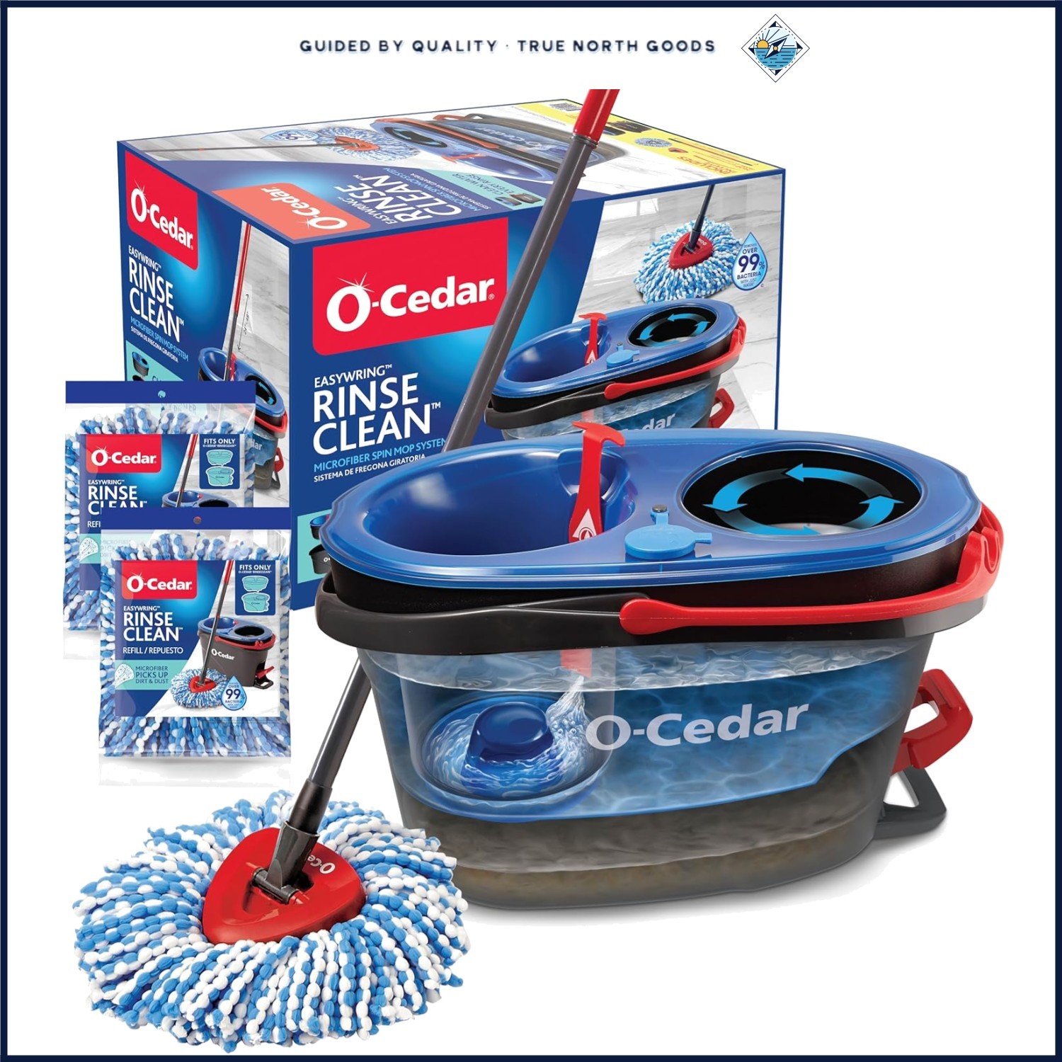 Perfect Father’s Day Gift: O-Cedar RinseClean Spin Mop & Bucket System