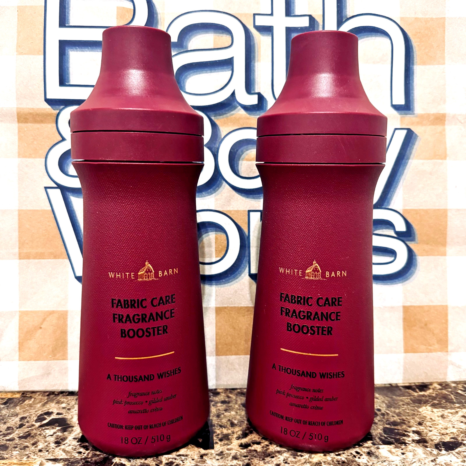 Bath & Body Works A THOUSAND WISHES Laundry Booster Fabric Care Set of 2
