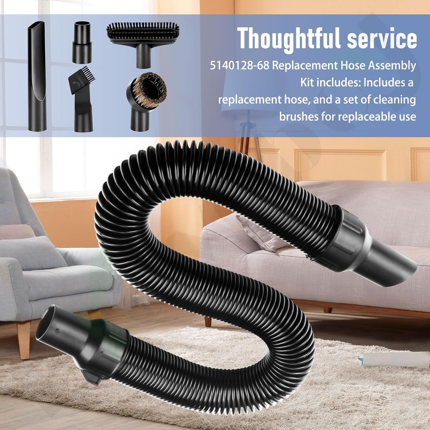 Replacement Hose Assembly Kit for Dewalt DCV580 DCV581H Vacuum