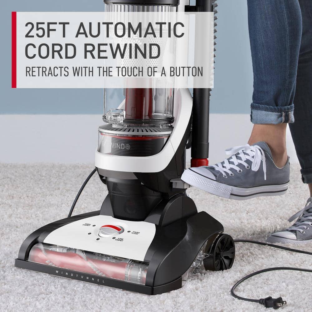 Windtunnel Cord Rewind Pet Bagless Corded Washable Filter Upright Vacuum Cleaner