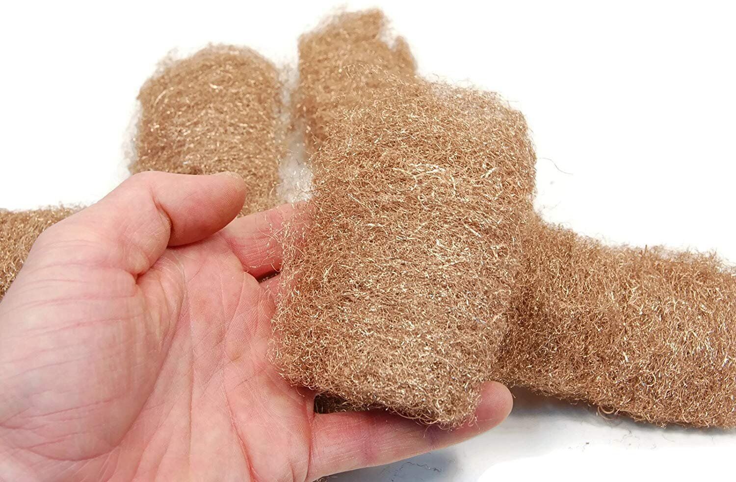 Rogue River Tools Bronze Wool Pads (8pc)- CHOOSE GRADE. Marine, Glass, Wood, USA