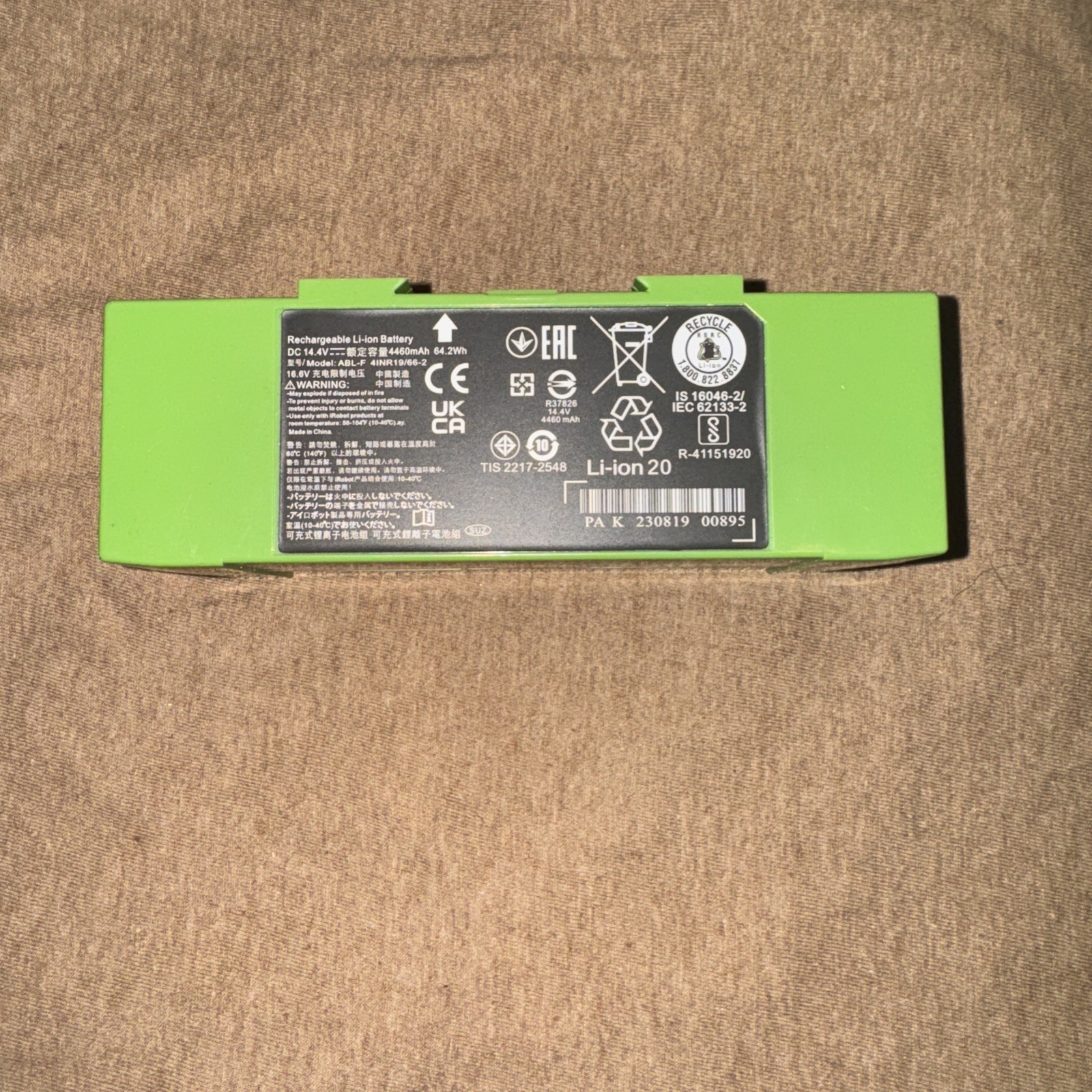 ABL-F 64.2Wh Robot battery for iRobot Roomba i8 i8+ i7 i7+ 7150 7156 7158 7550 7