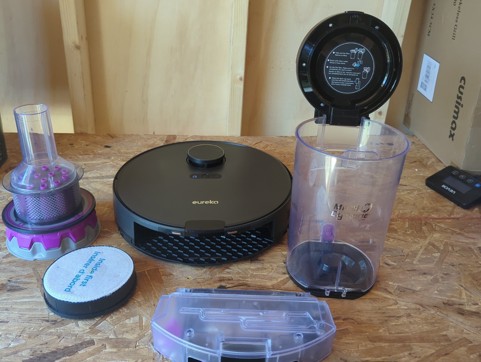 Eureka E20 Evo Plus Robot Vacuum and Mop Combo, 10,000Pa Suction Robot Vacuum Cl