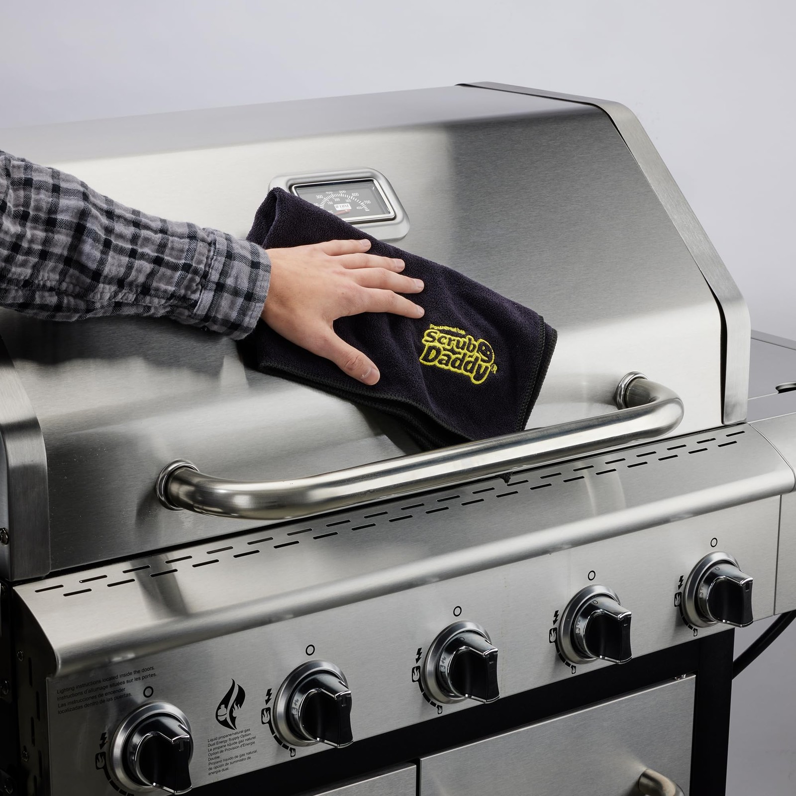 2-Pack Microfiber Grill/Griddle Cloths Powered by Scrub Daddy