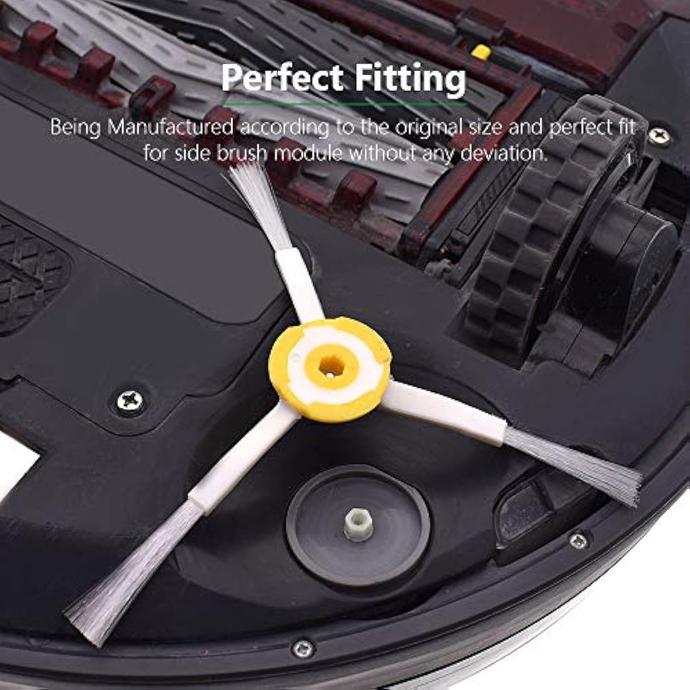 6Pcs 3-Armed Side Brush Replacement for iRobot Roomba 500 600 700 Series