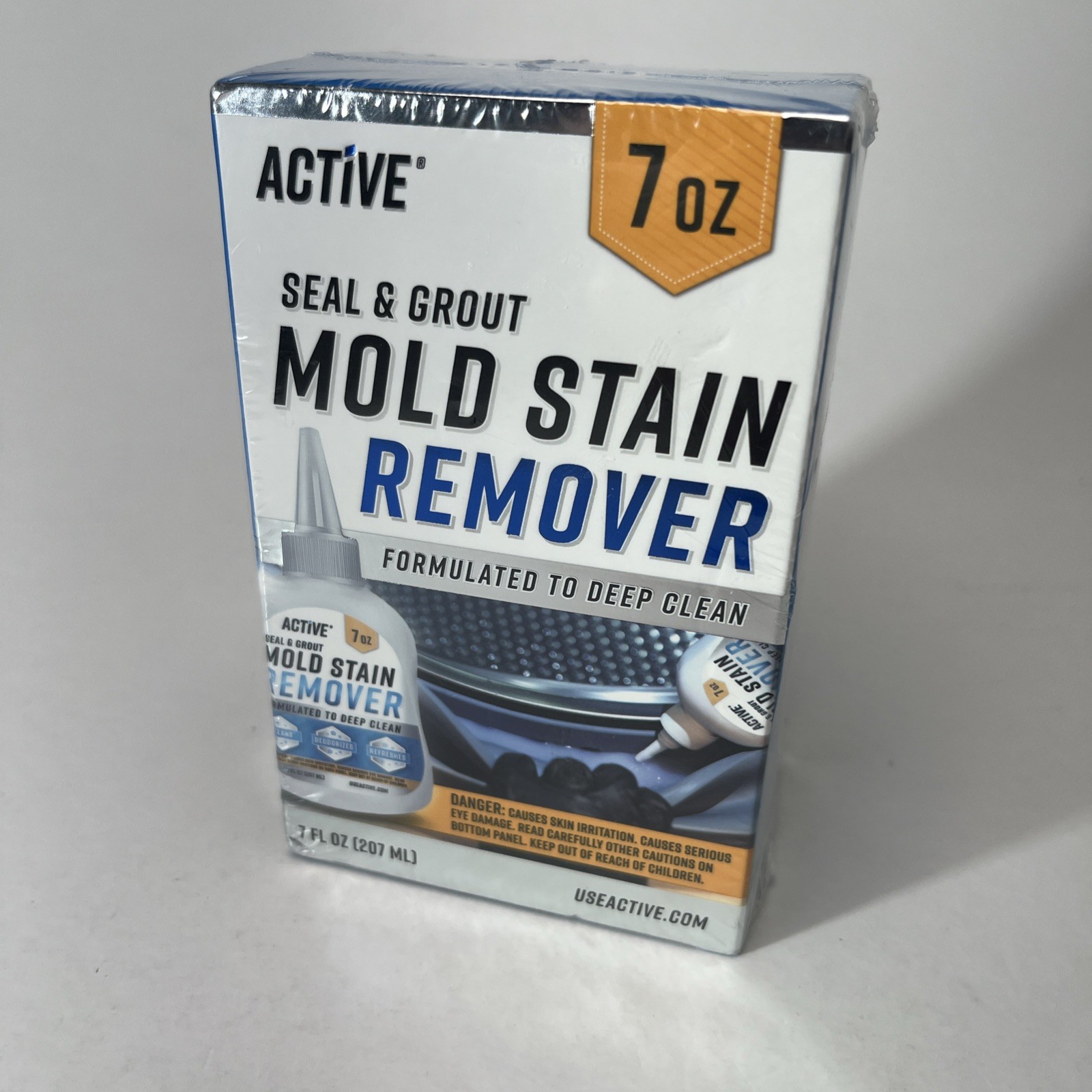 Active Mold Stain Remover Seal Grout Deep Clean 7oz – Factory Sealed