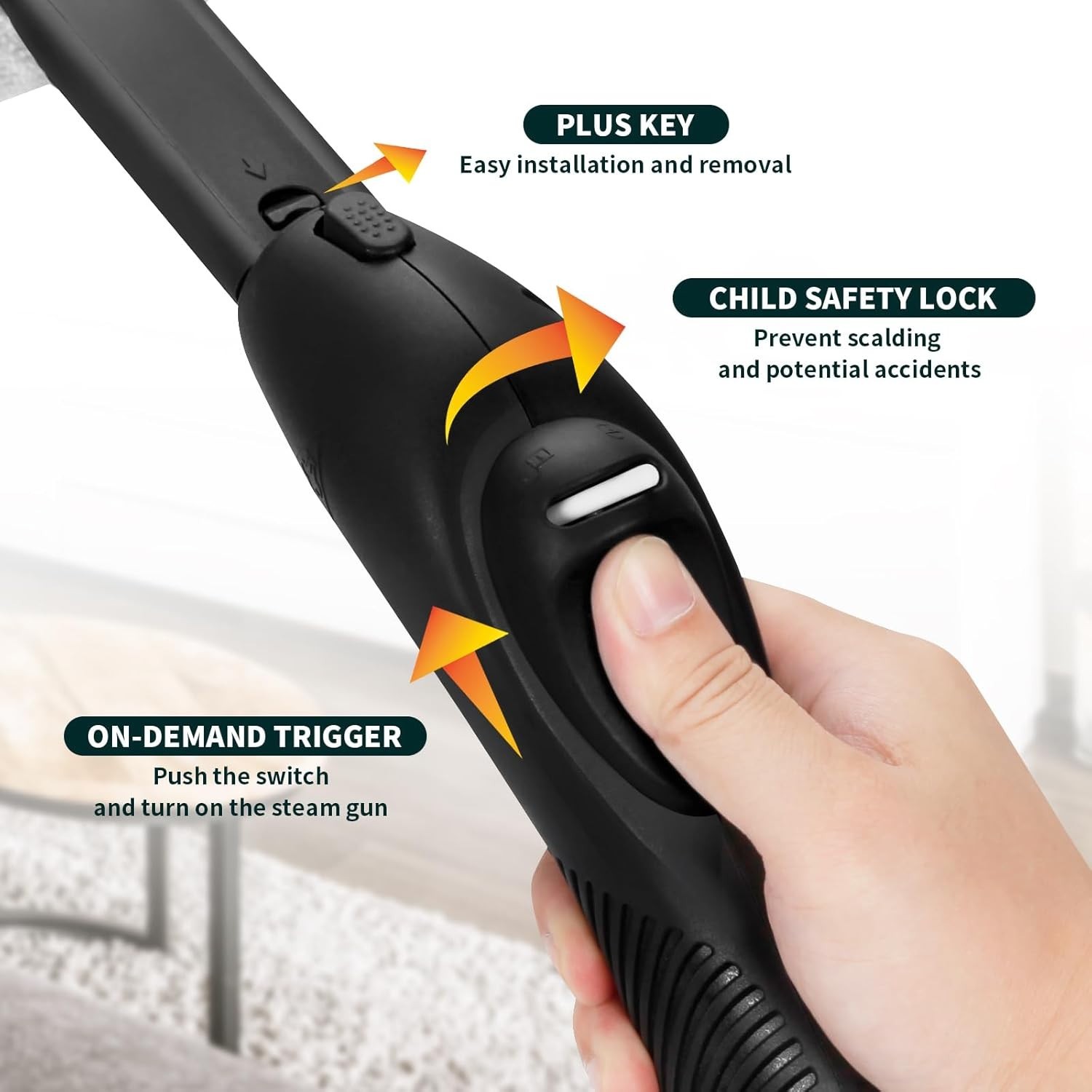 Steam Cleaner Heavy Duty Multi Purpose Steam Cleaner for Carpet Floors Window…