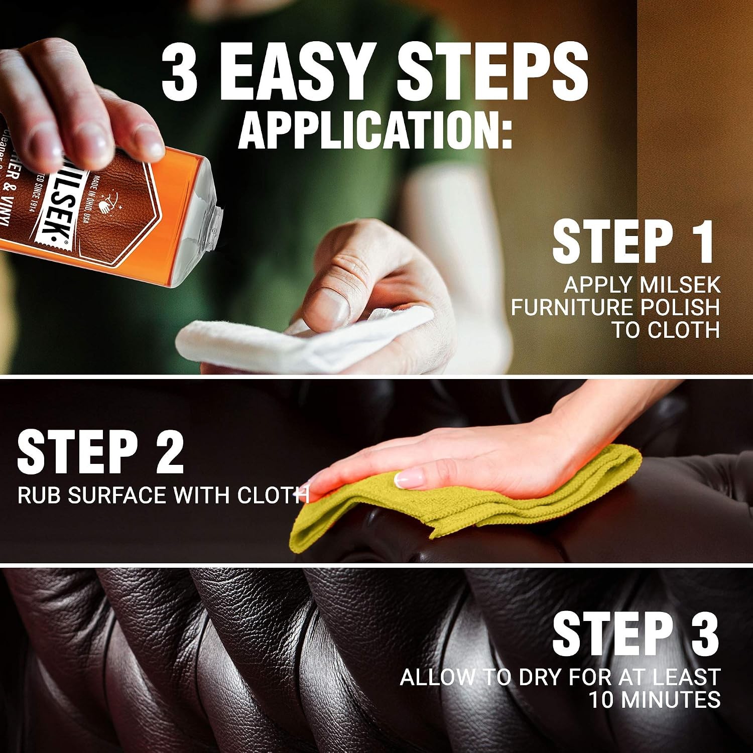 Leather & Vinyl Cleaner & Conditioner – Cleaning Supplies for Leather Home
