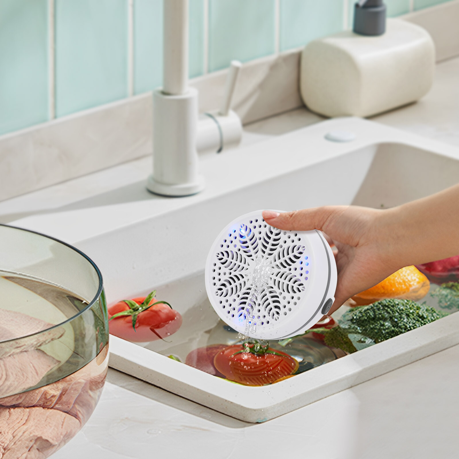 Cleaning Machine For Cleaning Fruits and Vegetables,Dishes,Meat 3-Cleaning Gears