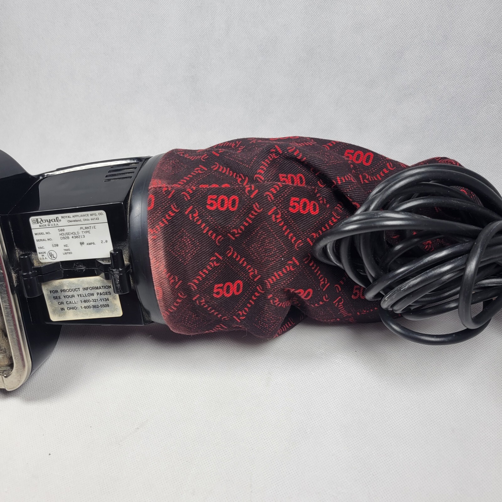 Dirt Devil Royal 500 Handheld Vacuum Cleaner Vac 120 Hz. 60 Powerful Bagless