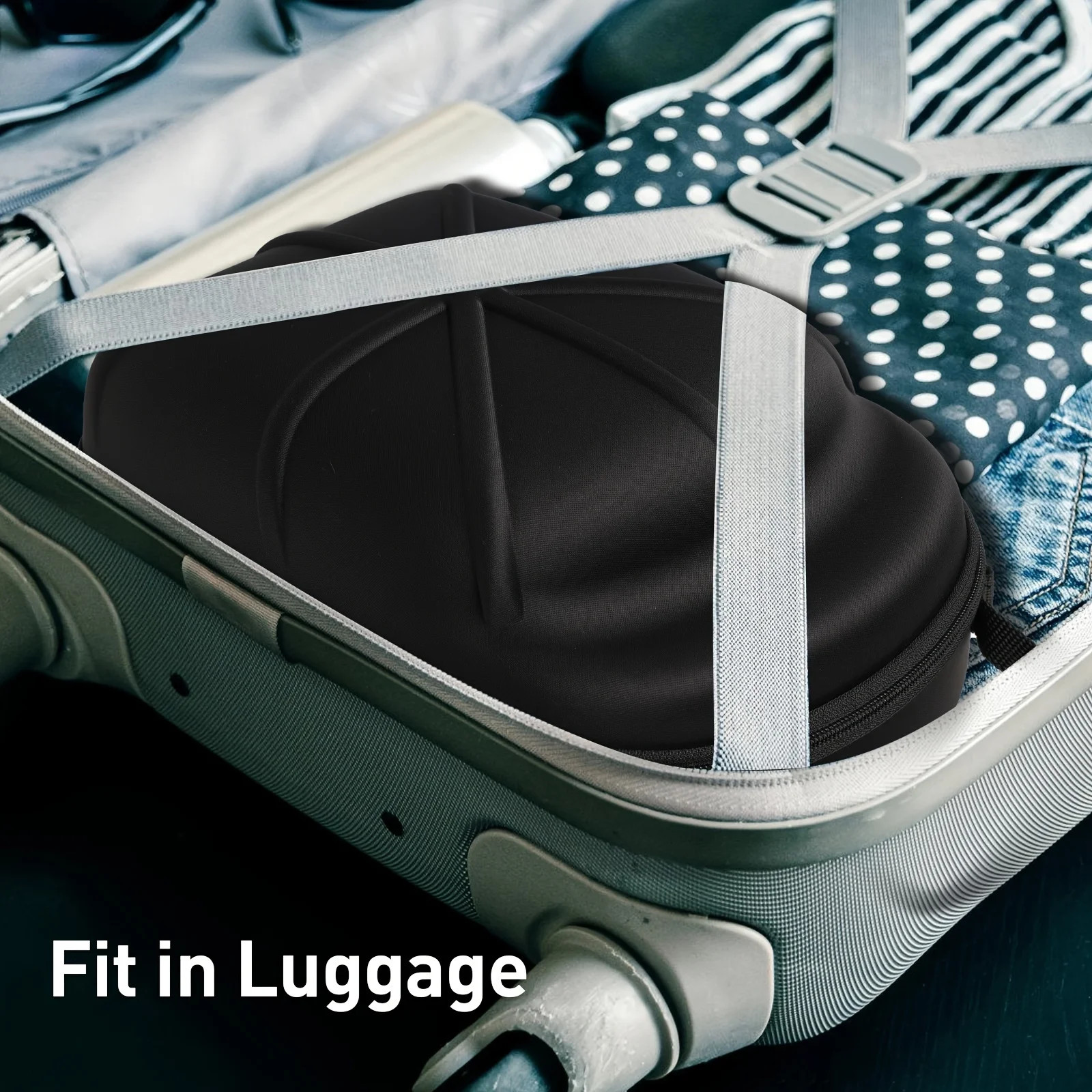 1pc Baseball Hat Travel Bag – EVA Hard Shell Cap Carrier & Organizer