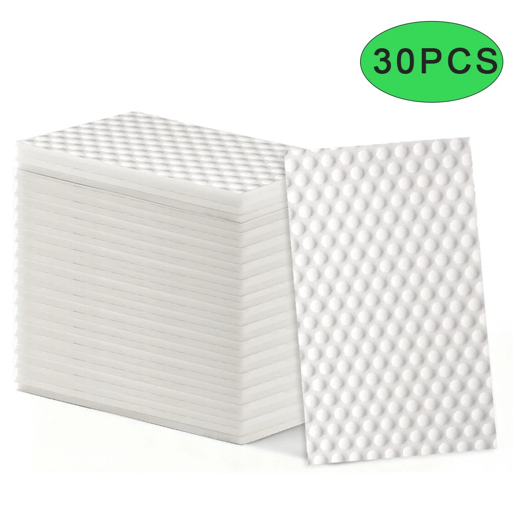 ​30/60Pcs Magic Eraser Sponge Strong Non-Scratch Melamine Foam Sheet in Bulk for