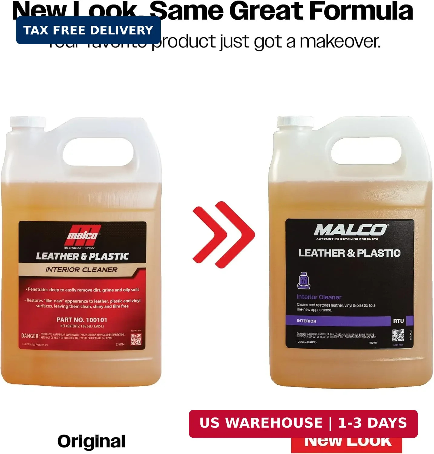 Malco Leather & Plastic Cleaner – Penetrates Deep to Remove Dirt, Grime and Oily