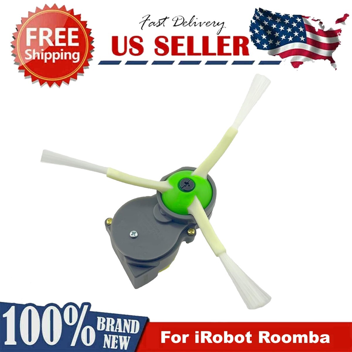 Side Brush Motor Unit Module Replacement for iRobot Roomba E I J Series e5 e6 i1
