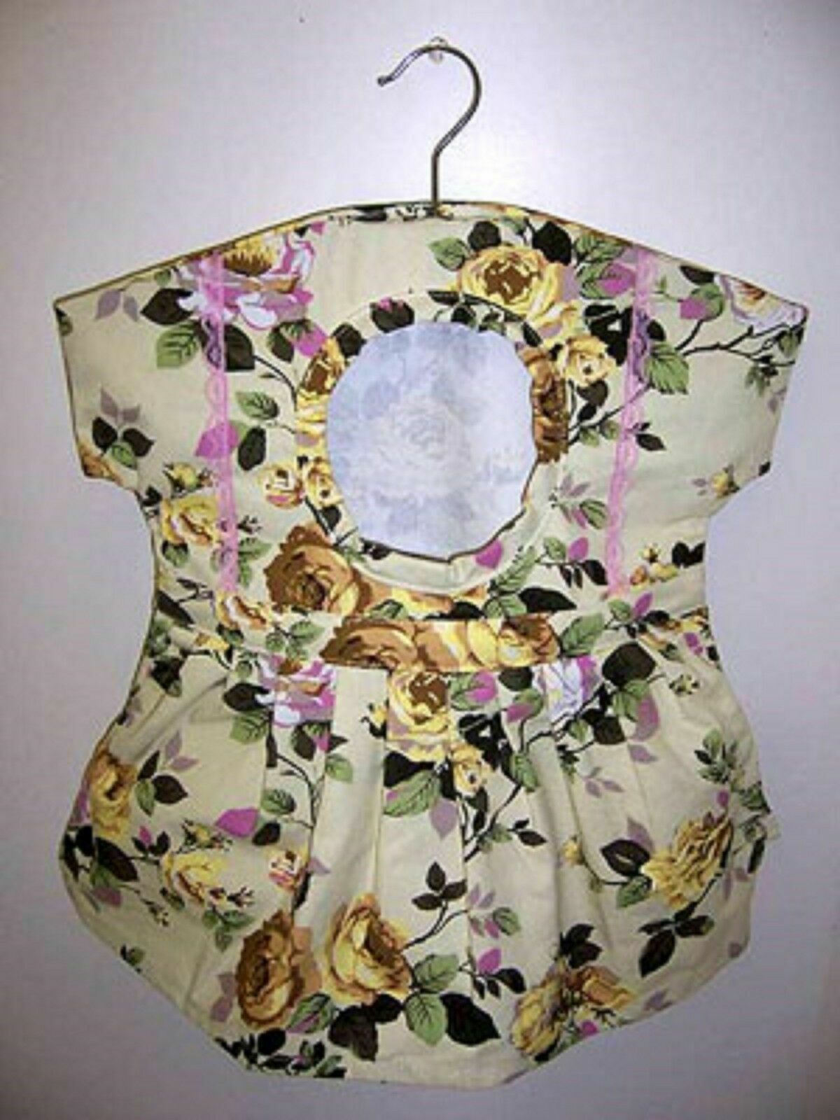Clothes Pin Holder Bag – Vintage Adorable Cotton Dress New 20″ x 19″ Sealed NEW