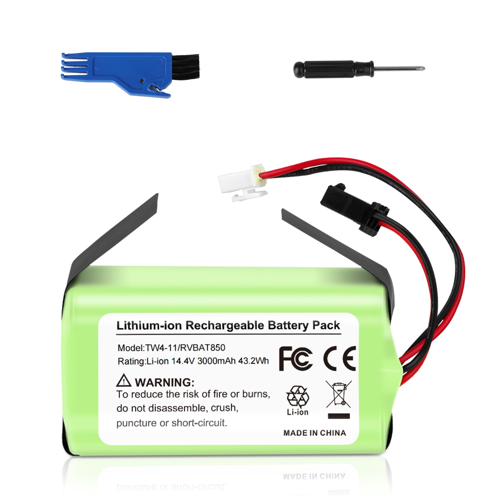 14.4V For Eufy RoboVac TW4-11RVBAT850 Universal Battery 11/11S Max 12 15C 15T