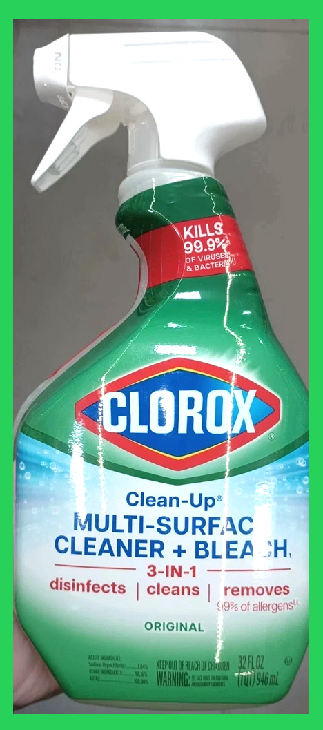 Clorox Clean-Up Original Scent Multi-Surface Cleaner with Bleach 3 in 1 32oz