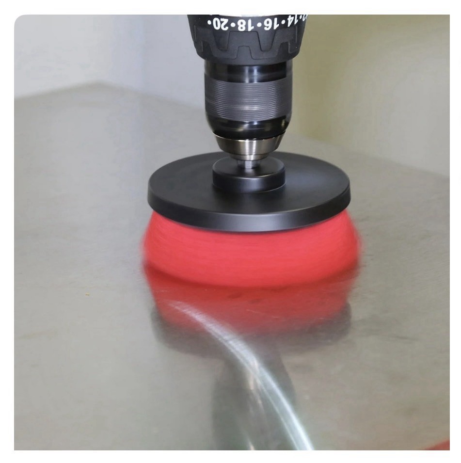 4-Piece HYPER TOUGH Scrub Brush Cleaning Attachment Set for Electric Drills