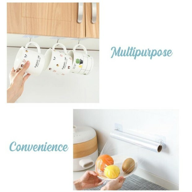 20-40pcs Adhesive Sticky Hooks Heavy Duty Clear Wall Seamless Hooks Hangers US