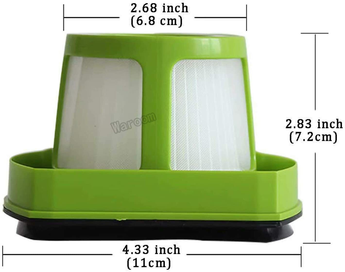 4Pack Replacement Vacuum Filter for Bissell 1782 17823 Pet Hair Eraser Hand Vac