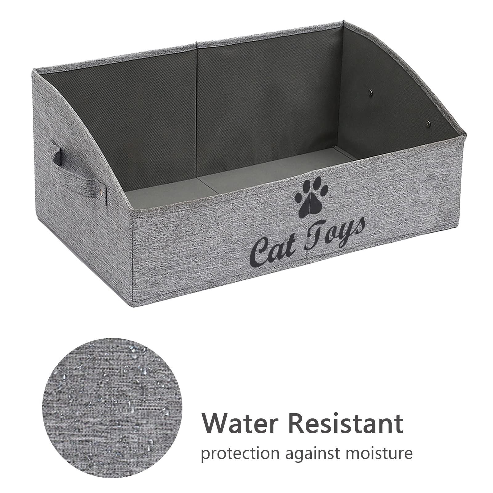 Geyecete Foldable Fabric Trapezoid – For Dog Toys Gray