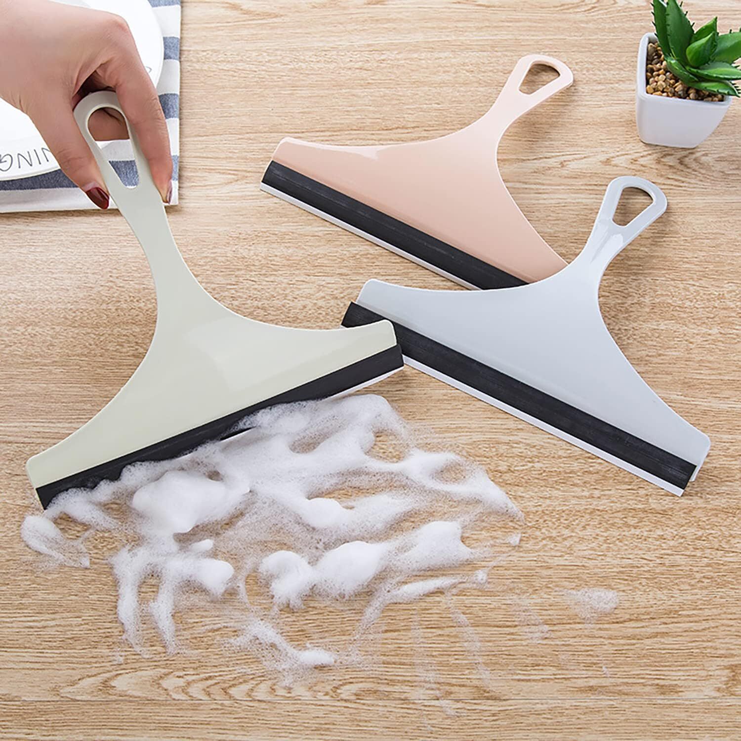 Glass Window Wiper Cleaner Squeegee Shower Screen Mirror Home Blade Brush Lot