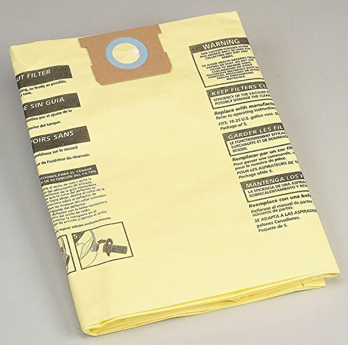 Shop-Vac 12.3 in. L x 9.5 in. W Wet/Dry Vac Drywall Filter Bag 15-22 gal. 2 pk