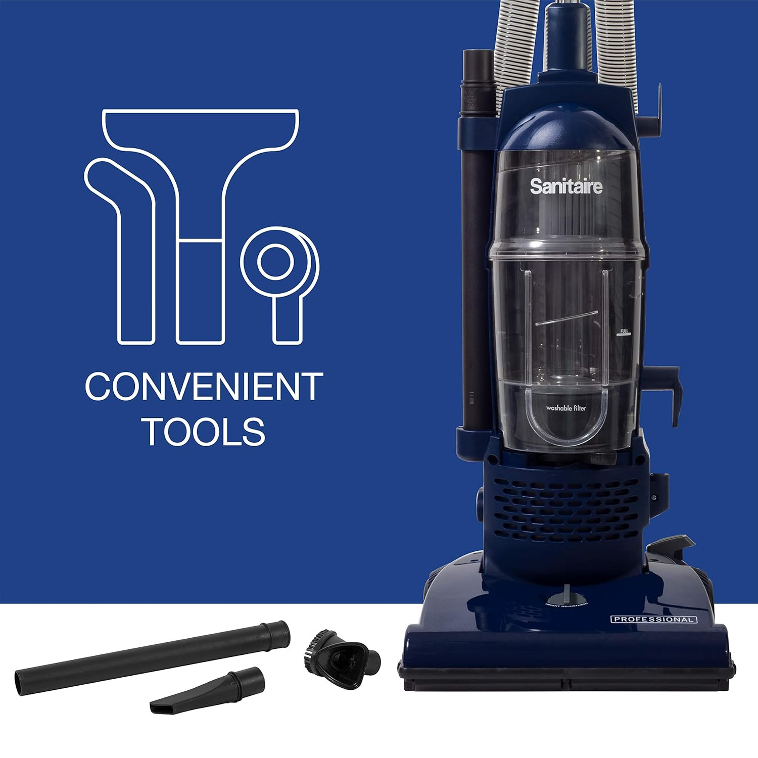 Professional Bagless Upright Commercial Vacuum with Tools, SL4410A
