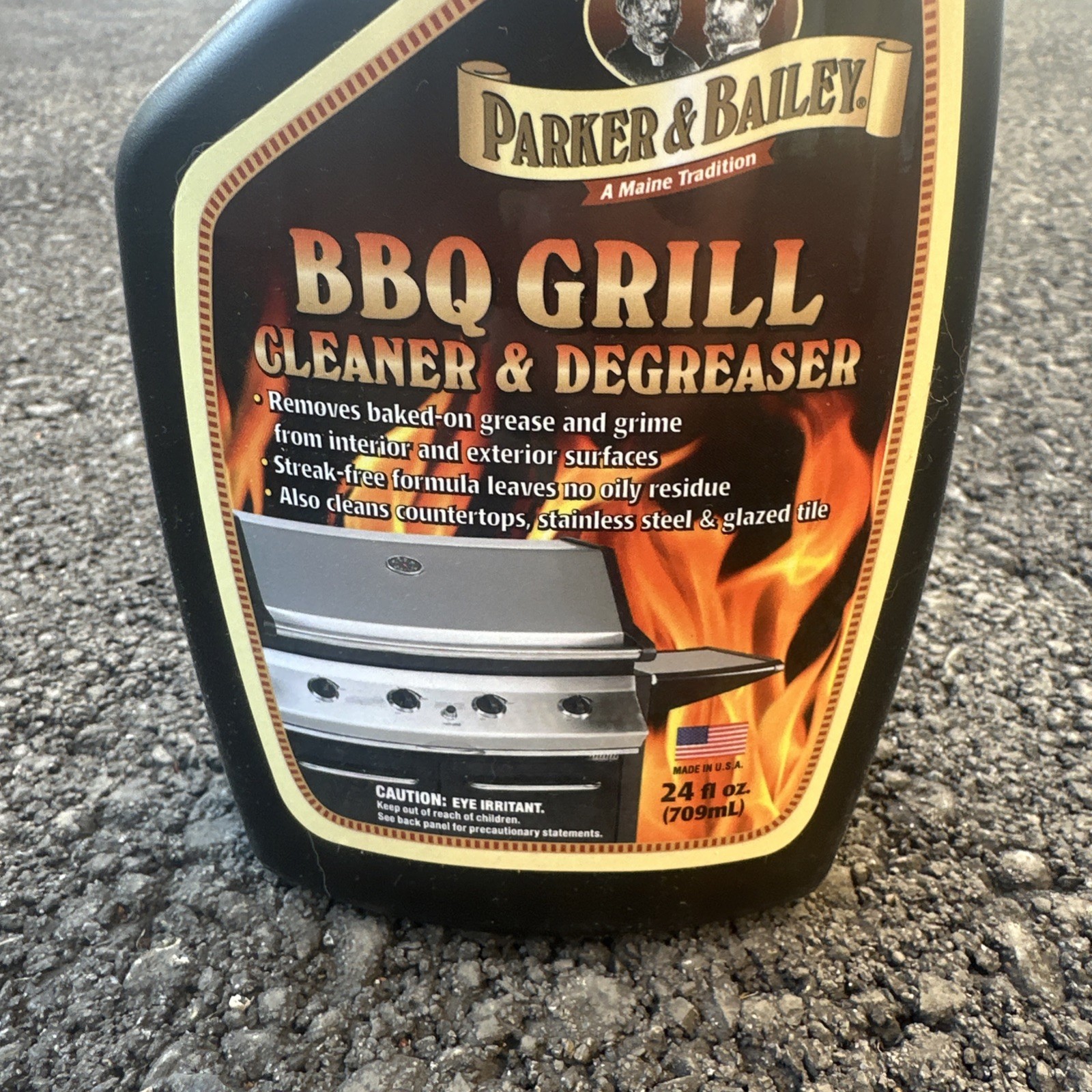 PARKER & BAILEY ~ BBQ GRILL OVEN Streak-Free CLEANER & DEGREASER No Oily Residue
