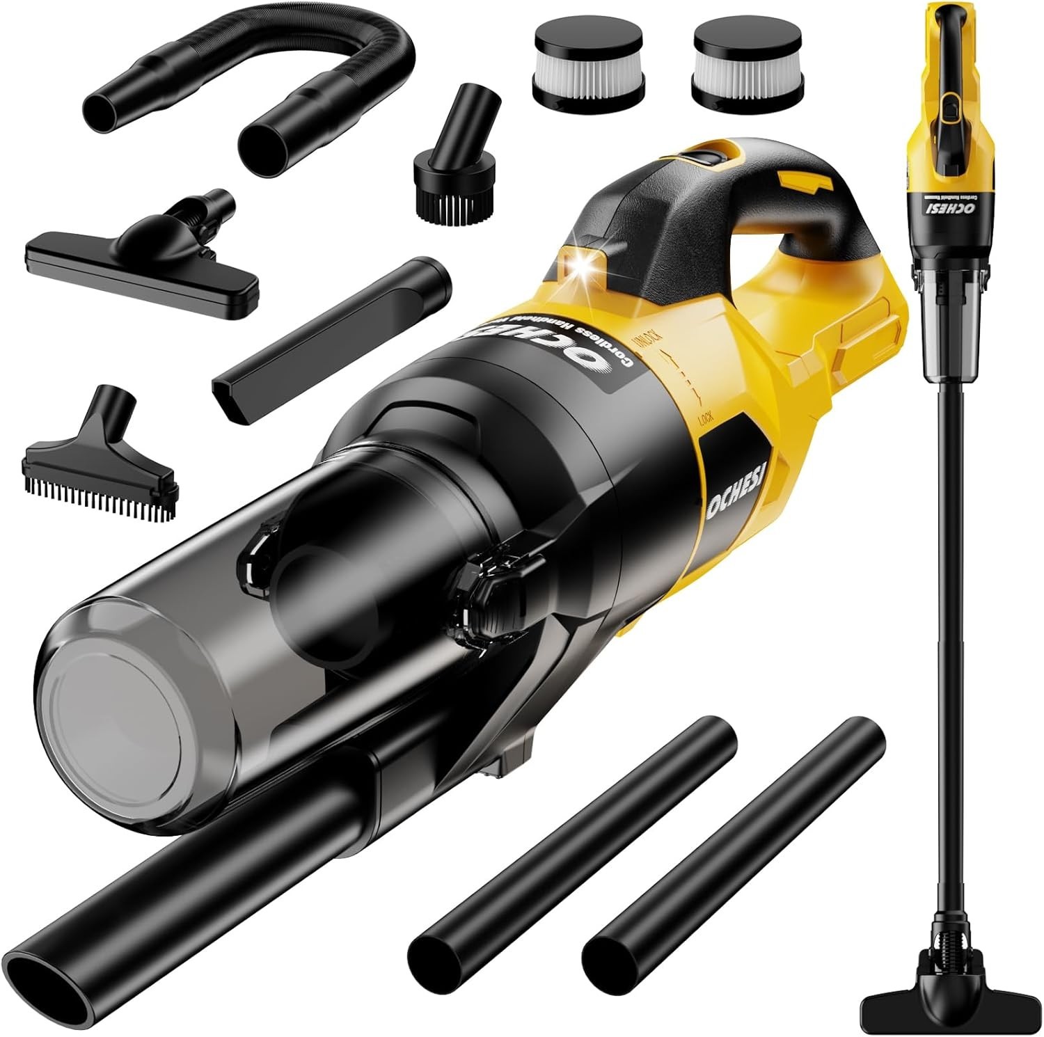 Cordless Vacuum Cleaner for Dewalt 20V Battery, 6 in 1 Handheld Electric Vacuum
