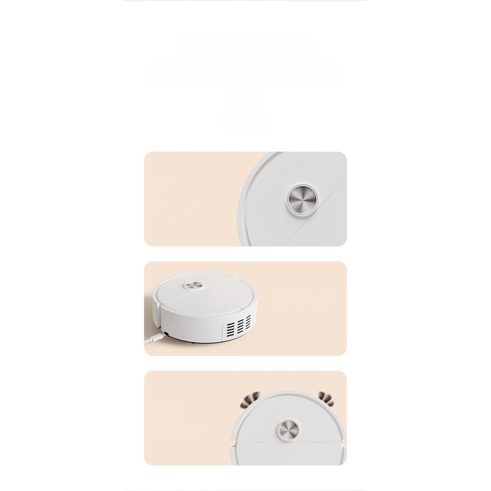 Smart Robot Vacuum Cleaner with 180min Runtime and Efficient Dust Hair Pickup