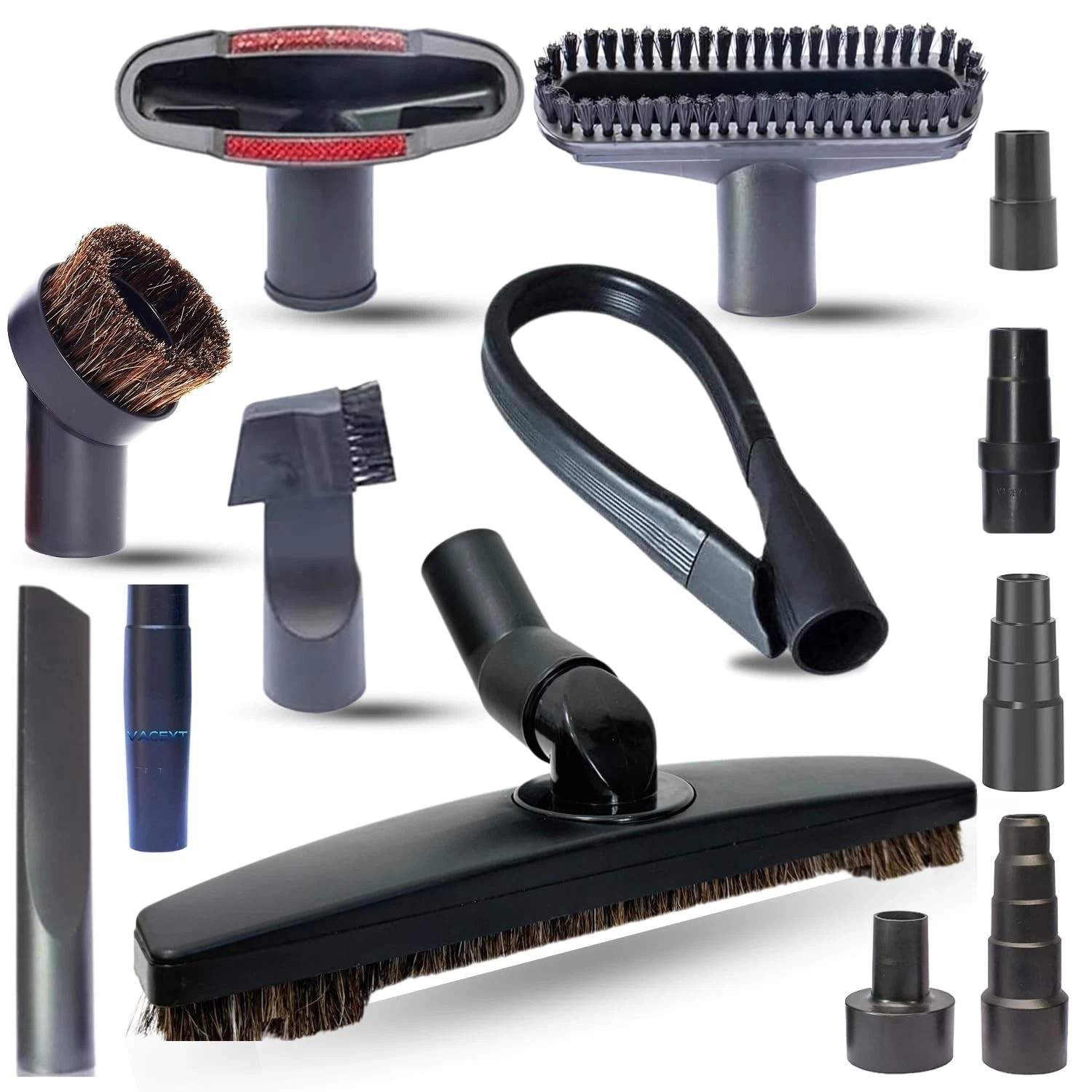 Universal Vacuum Attachments & Brushes Kit – Hardwood Floor Vacuum Brush Head…