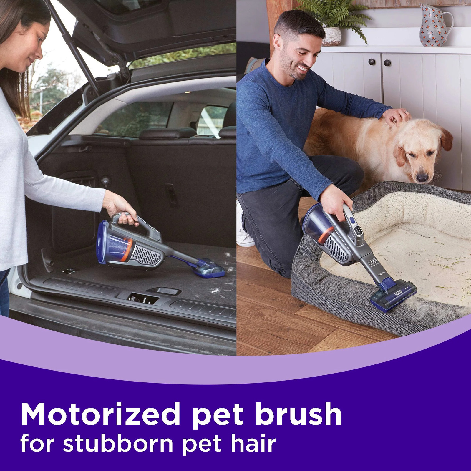 BLACK+DECKER Dustbuster(R) Advancedclean+(TM) Pet Hand Vacuum – HHVK515JP07