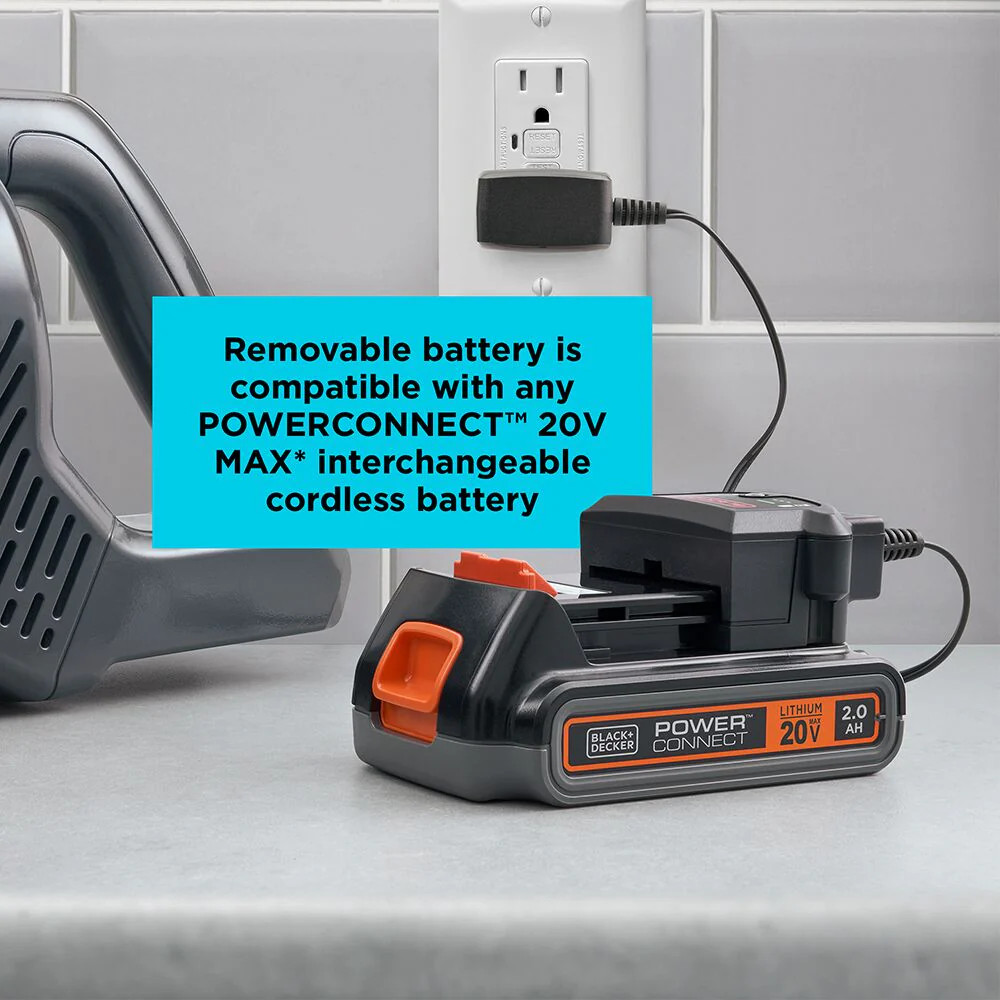 BLACK+DECKER 20V MAX* Cordless Stick Vacuum with LED Floor Lights – BHFEA18D1