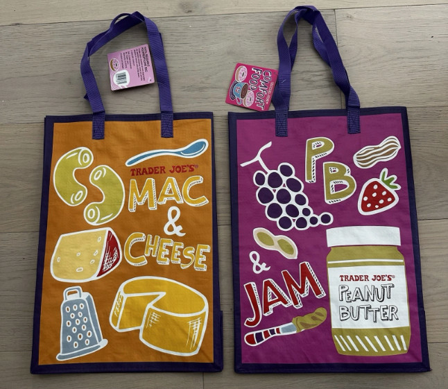 UPICK 1 💚 (52 Choices) Trader Joe’s NEW ECO REUSABLE GROCERY SHOPPING TOTE BAG